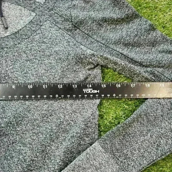Under Armour Sweatshirt Women Size XS Threadborne HeatGear Hoodie Gray 4498 - Picture 6 of 7